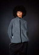 Polar Fleece Zip Up - Charcoal