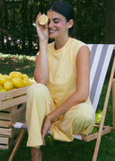 Soft Cotton Mini Tee - Sunflower