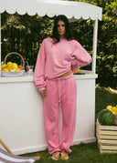 French Terry Joggers - Pink Lemonade