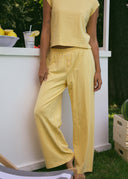 Soft Cotton Pants - Sunflower