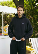 French Terry Hoodie - Blackberry