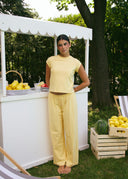 Soft Cotton Pants - Sunflower