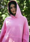French Terry Hoodie - Pink Lemonade