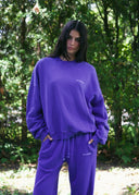 French Terry Sweatshirt - Blue Raspberry