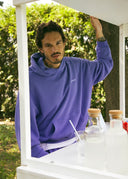 French Terry Hoodie - Blue Raspberry