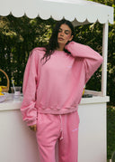 French Terry Sweatshirt - Pink Lemonade