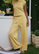 Soft Cotton Pants - Sunflower