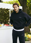 French Terry Hoodie - Blackberry