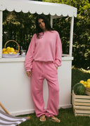 French Terry Joggers - Pink Lemonade