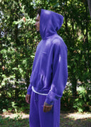 French Terry Hoodie - Blue Raspberry
