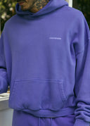 French Terry Hoodie - Blue Raspberry