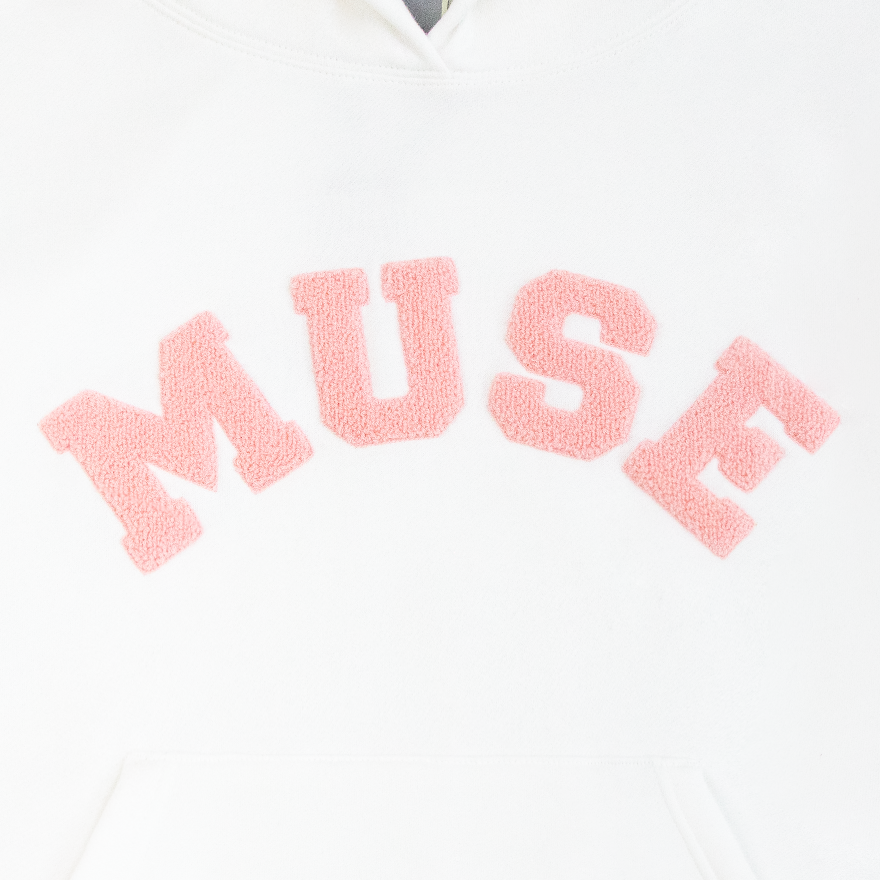 Heavyweight Chenille Hoodie - White Lily