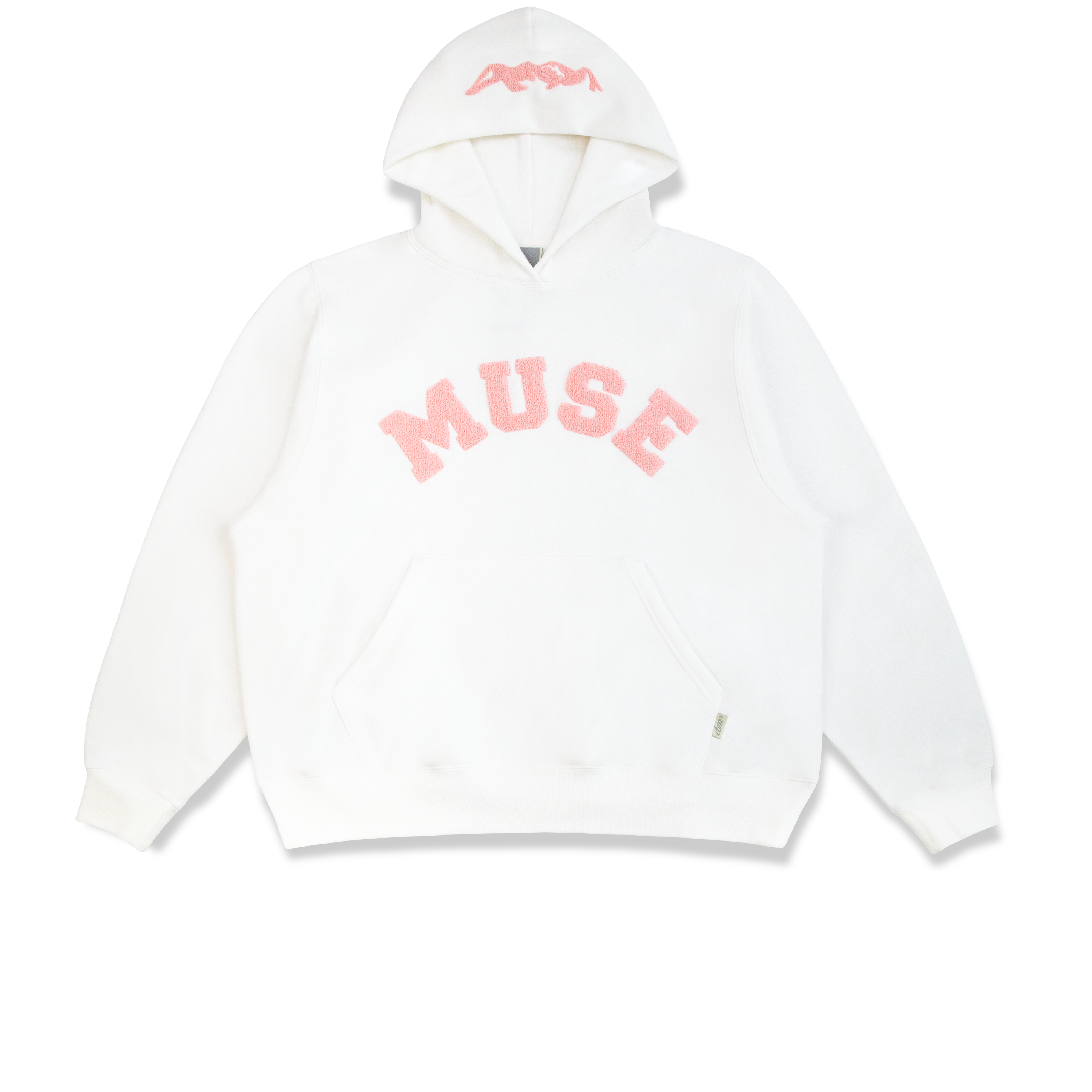 Heavyweight Chenille Hoodie - White Lily