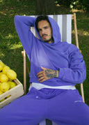 French Terry Hoodie - Blue Raspberry