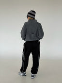 Polar Fleece Zip Up - Charcoal