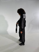 French Terry Piping Hoodie - Black