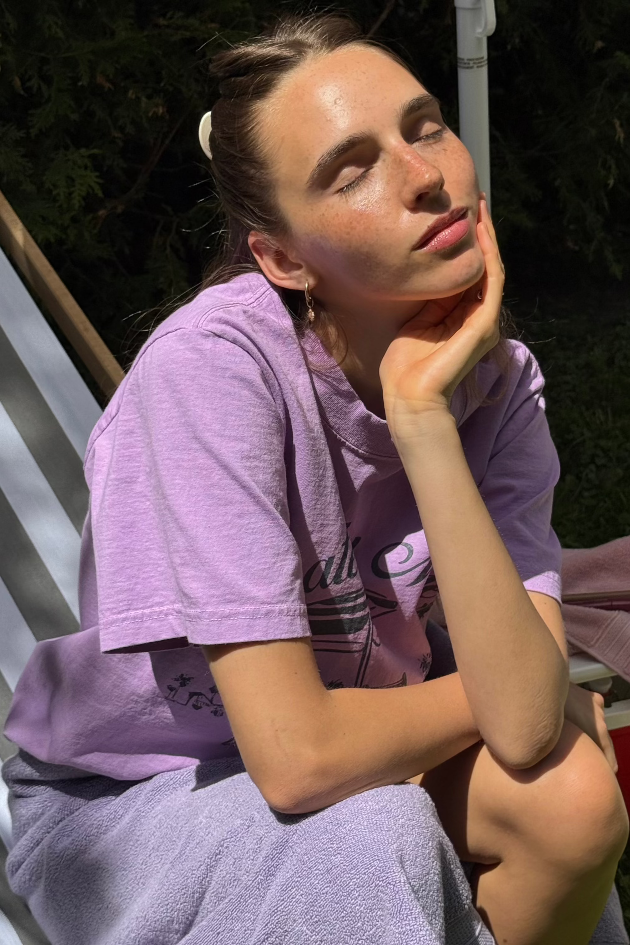 Resort T-shirt - Violet hour