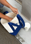 Mini Canvas Tote Bag - Navy