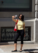 Mini Canvas Tote Bag - Apple