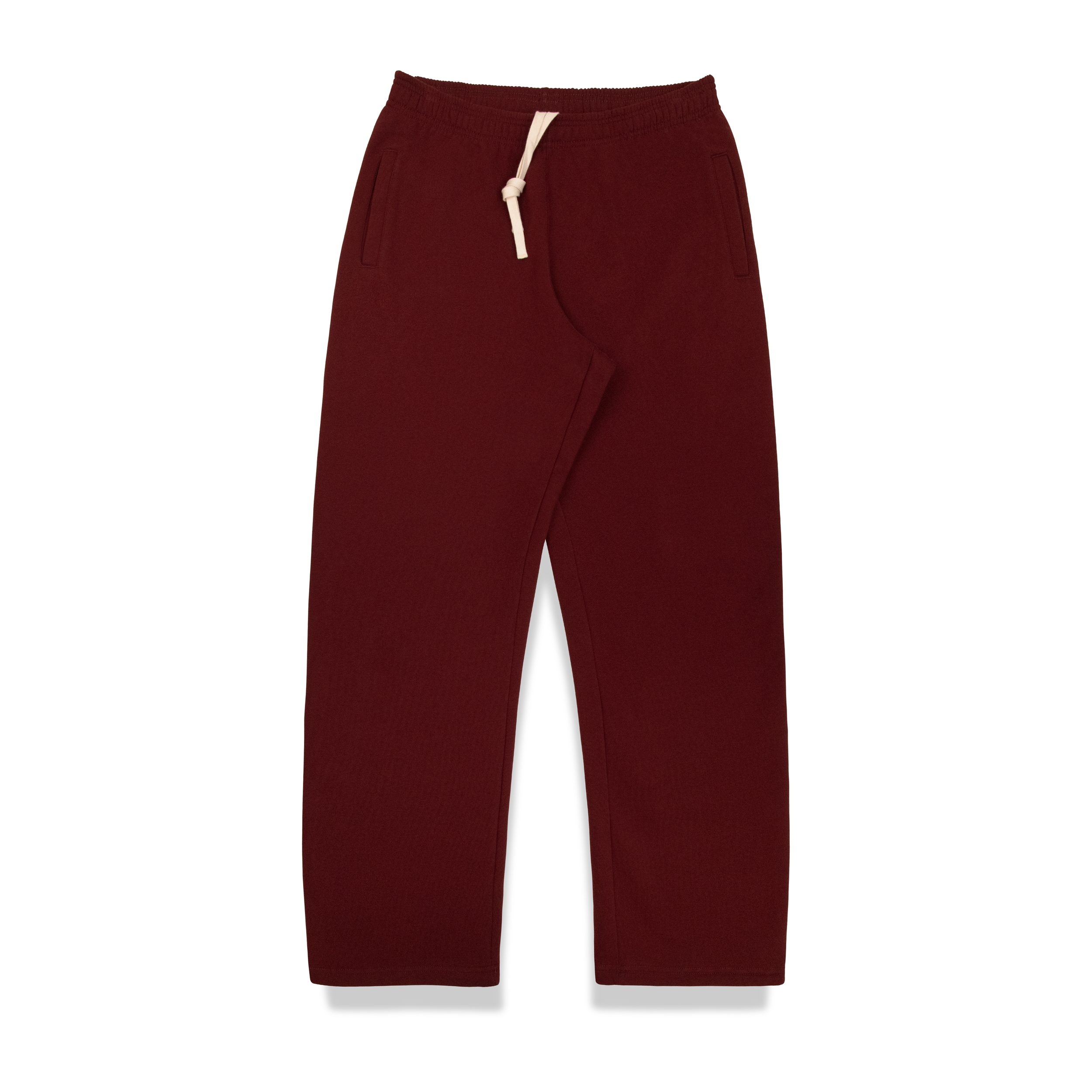 Heavyweight Straight Joggers - Wine