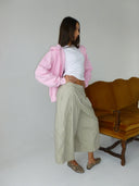 Heavyweight Zip Up - Baby Pink