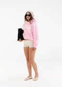 Heavyweight Chenille Hoodie - Petal