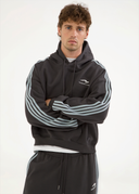 French Terry Striped Hoodie - Skyline