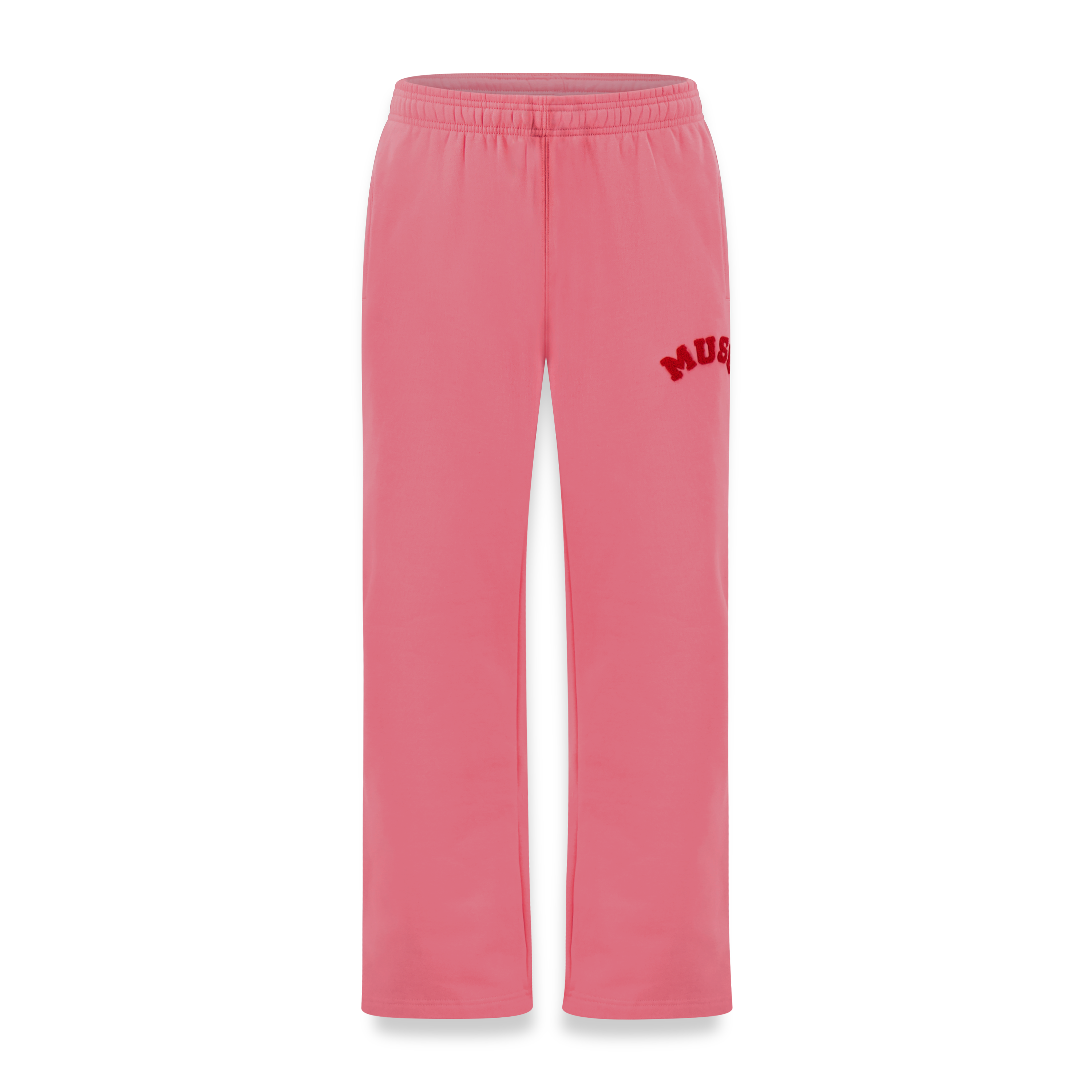 Heavyweight Chenille Straight Joggers - Blush
