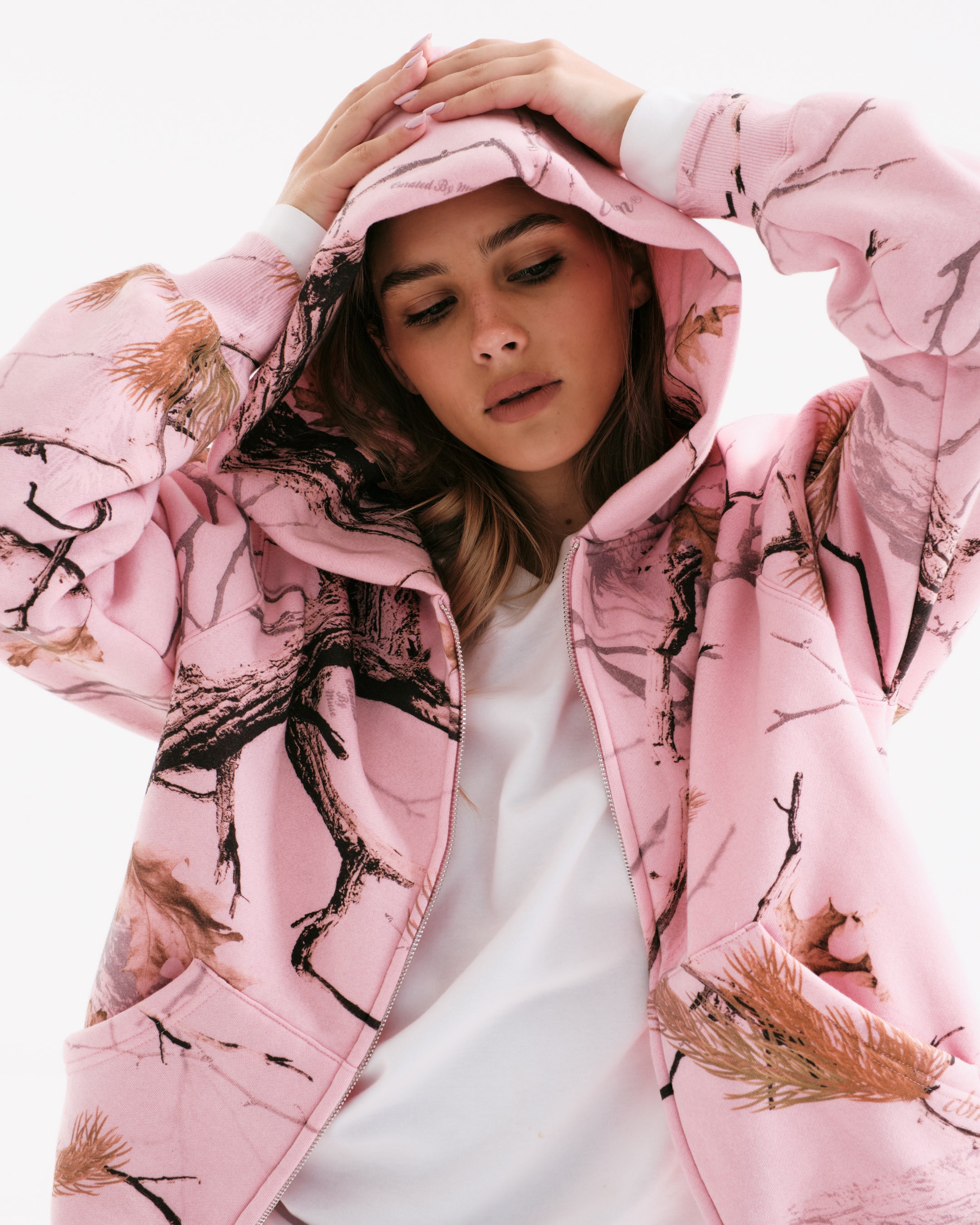 Heavyweight Camo Zip Up - Mirage