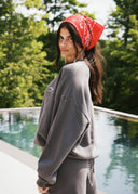 French Terry Sweatshirt - Charcoal