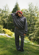 French Terry Hoodie - Charcoal