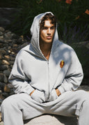 French Terry Zip Up Hoodie - Legacy