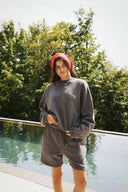 French Terry Sweatshirt - Charcoal
