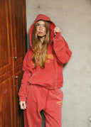 Athletics V-Neck Hoodie - Medallion