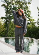 French Terry Joggers - Charcoal