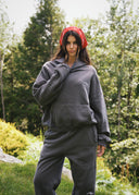 French Terry Joggers - Charcoal