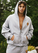 French Terry Zip Up Hoodie - Legacy