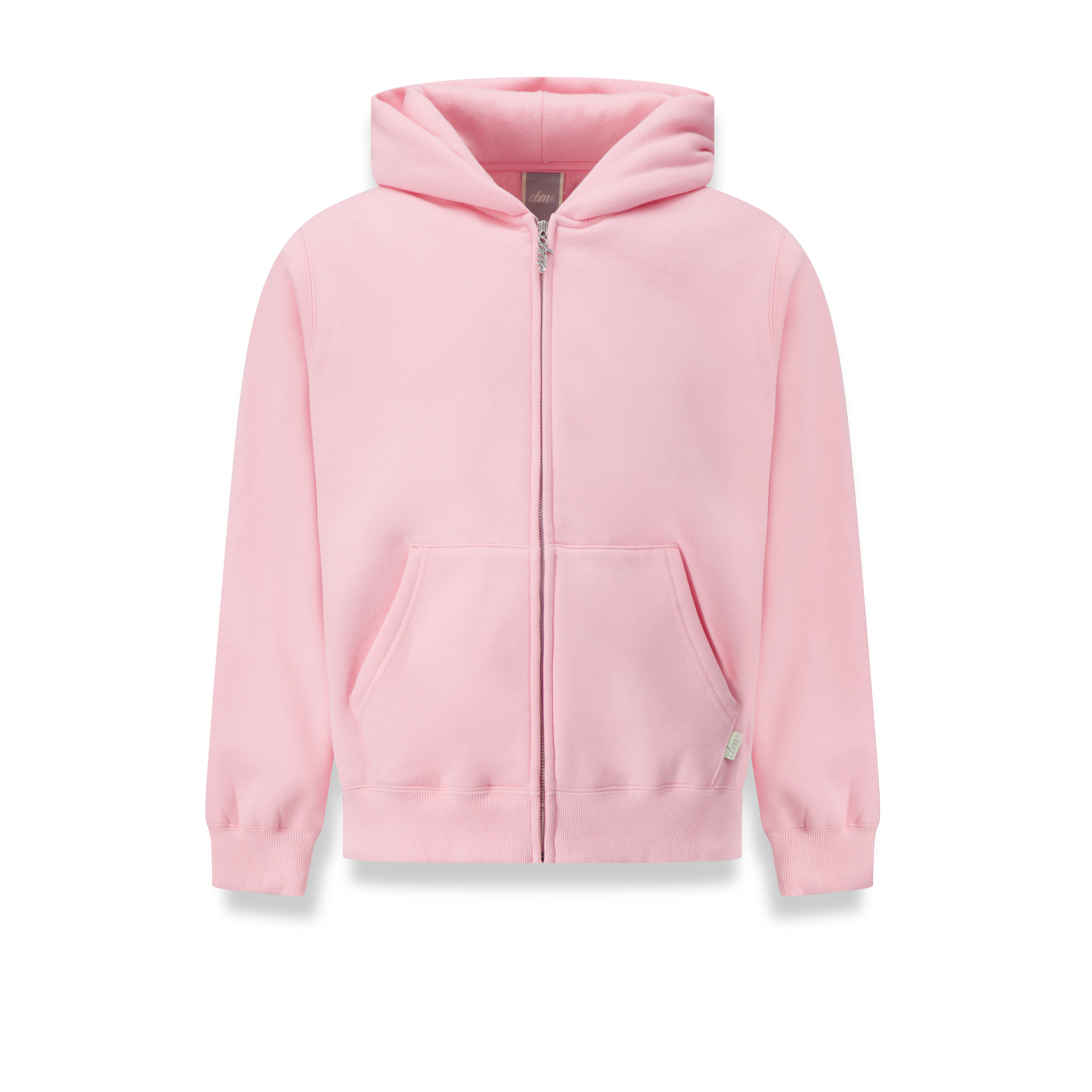 Heavyweight Zip Up - Baby Pink