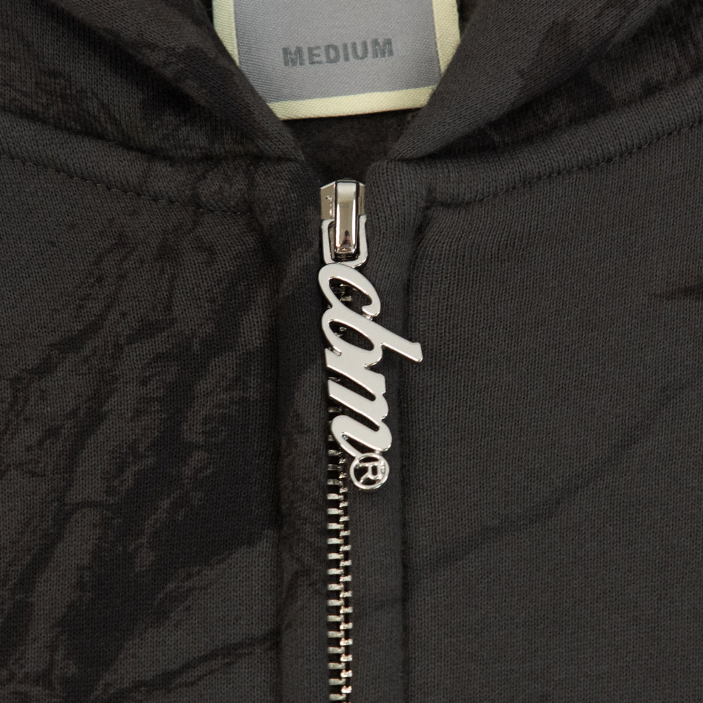Heavyweight Camo Zip Up - Black Edition