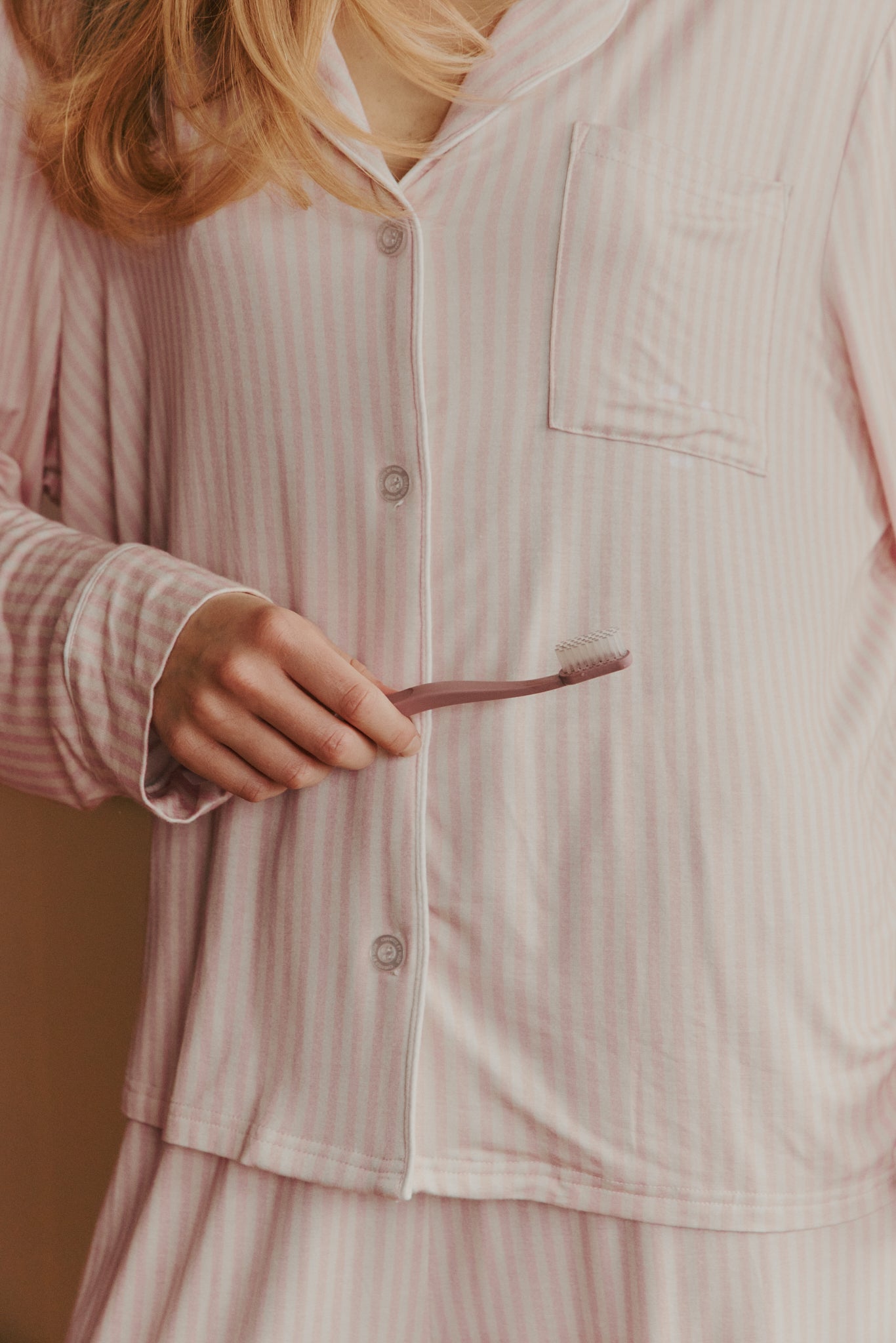 Pajama Set - Milky tea