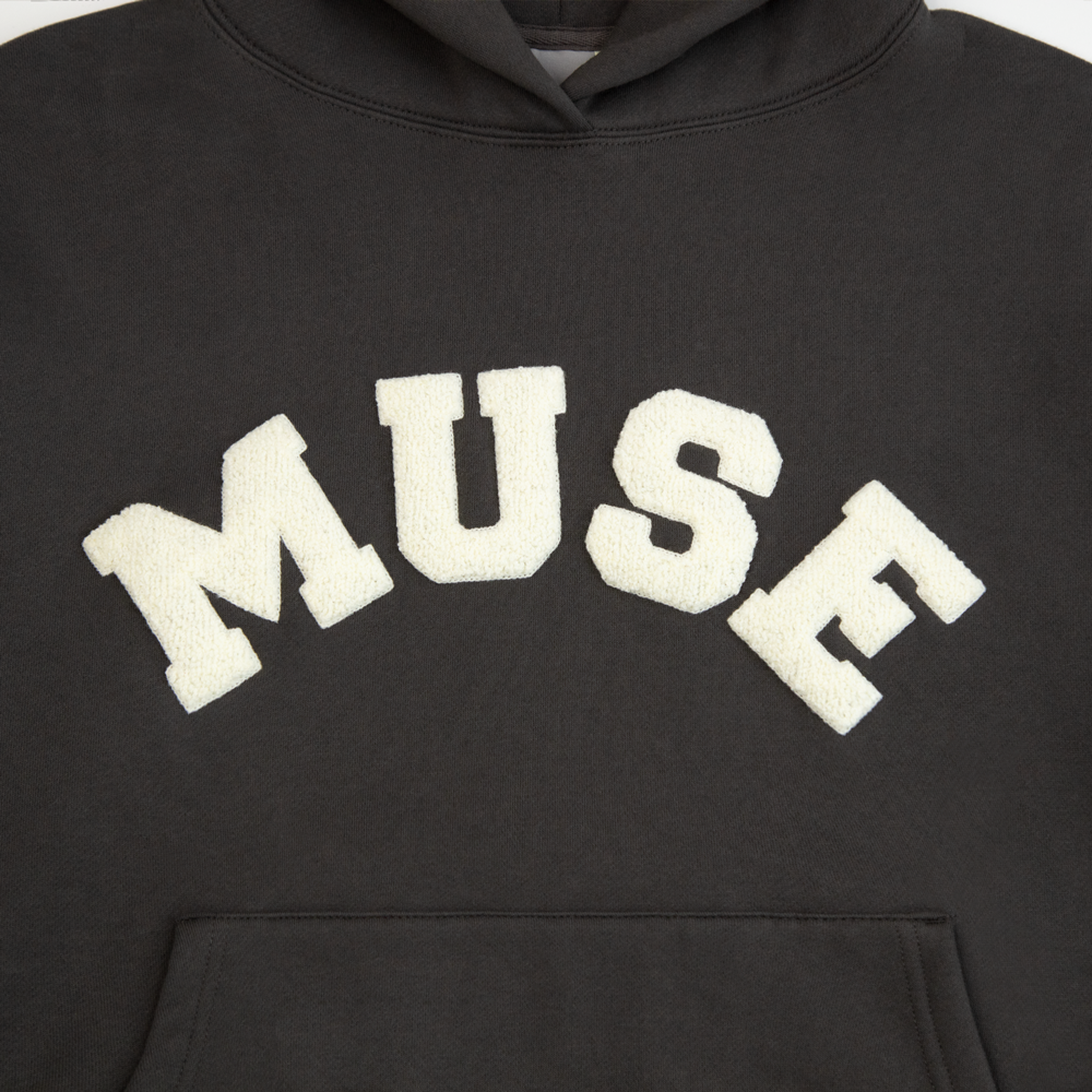 Heavyweight Chenille Hoodie - Steel