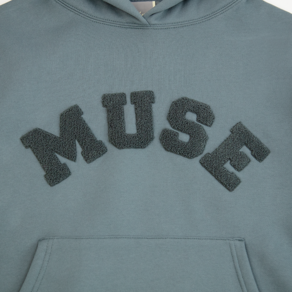 Heavyweight Chenille Hoodie - Indigo