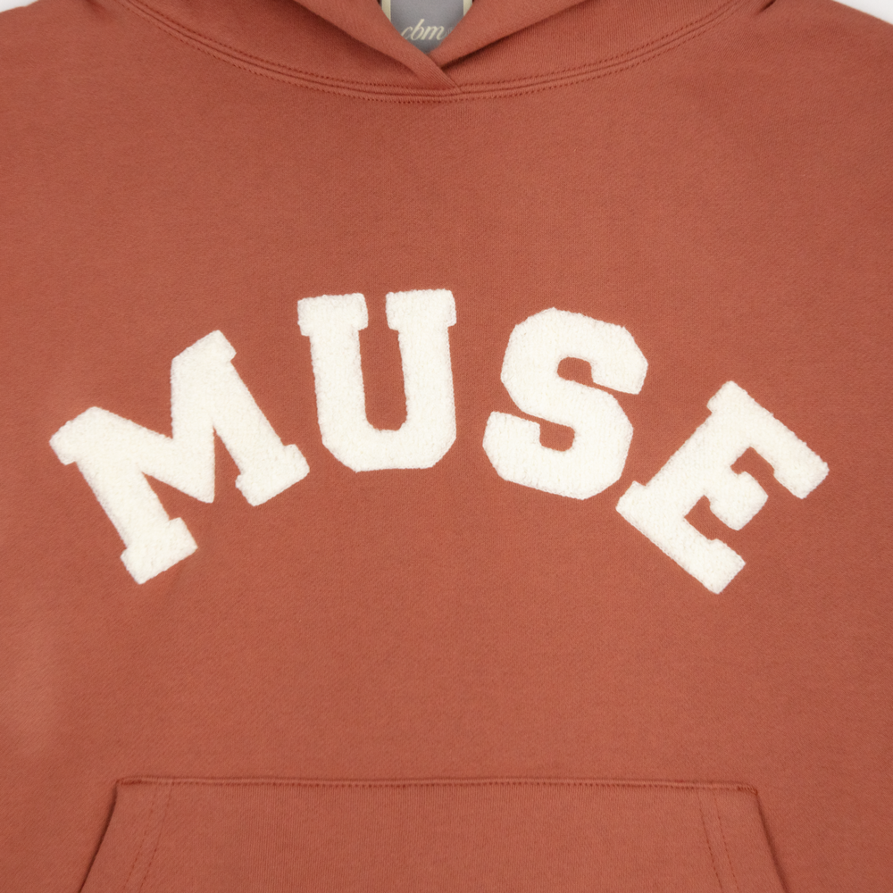 Heavyweight Chenille Hoodie - Terracotta